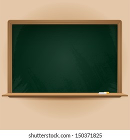 blank vector chalkboard