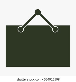 Blank vector icon.