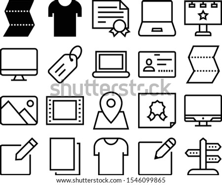 blank vector icon set such as: guidepost, border, signpost, badge, map, art, logo, home, poster, cinema, id, pencil, sale, pen, mm, letterpress, personal, ad, 35mm, commercial, label, clean, location