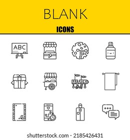 conjunto de iconos de línea vectorial en blanco. pizarra, soporte y productos Iconos. Diseño delgado de línea. Elementos gráficos de contorno modernos, símbolos de trazo simple ilustración de fondo