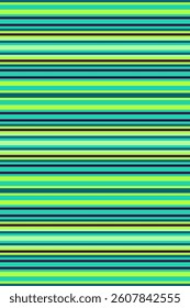 Blank vector textile stripe, colour texture background seamless. Wallpaper vertical lines pattern fabric in green and teal colors palette.