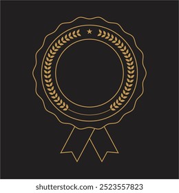 Vetor em branco vintage emblemas estilo clássico