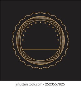 Insignias de estilo clásico vintage de Vector en blanco