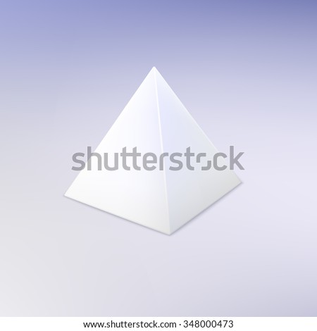 blank vector white pyramid template your stock vector royalty free paper pyramid template