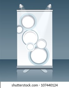 blank vertical billboard
