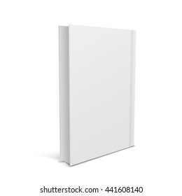 Blank vertical book