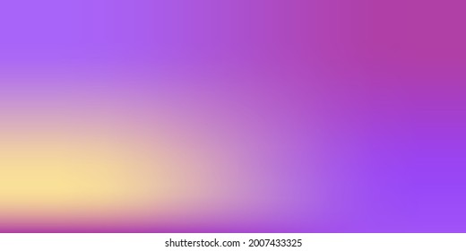 Blank Vibrant Violet Modern Design Backdrop. Empty Soft Pastel Gradient Mesh Illustration. Purple Modern Lavender Original Frame Background. Yellow Bright Pink Smooth Watercolor Colorful Surface.