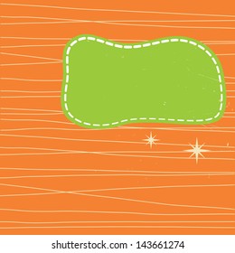 blank vintage card for use
