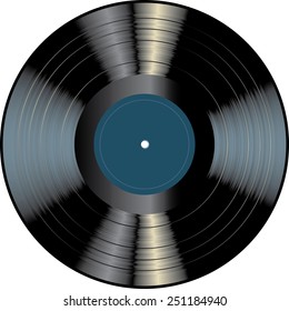 blank vinyl record