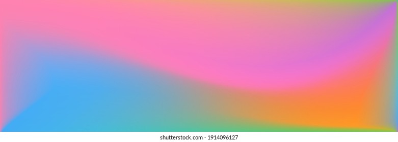 Malla de gradiente ondulada vívida en blanco. Ilustración De Textura Desenfocada En El Océano Natural Del Mar. Malla de gradiente ondulada de color colorido. El fondo de la superficie suave y vibrante del agua. Fondo de moda arcoiris multicolor.