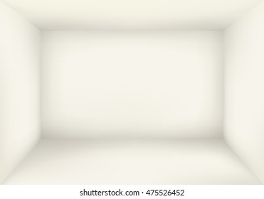 Blank Warm White Room Background Vector