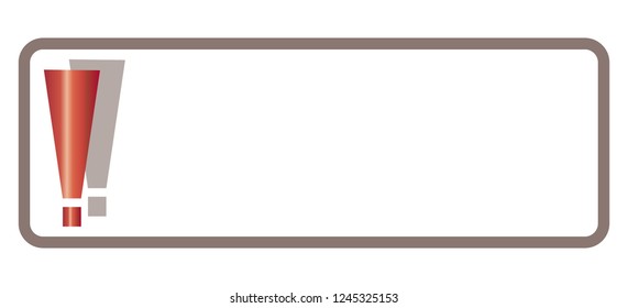 Blank Warning Sign 