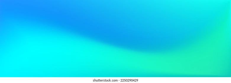 Blank Water Wavy Gradient Mesh. Rainbow Original Background. Blue Multicolor Vivid Blurred Texture Illustration. Vibrant Colorful Wavy Gradient Mesh. Ocean Sea Horizontal Lines Backdrop.