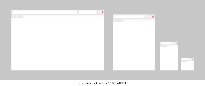 Download Flat Browser Mockup Images Stock Photos Vectors Shutterstock
