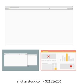 Blank web page