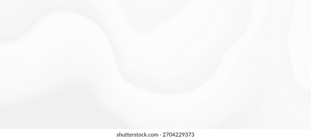 Blank white background with soft gradient texture. liquid background. Silver foil background with metal mirror texture. Chrome gradient surface.