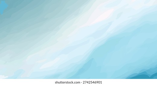 Blank white and blue light background with soft gradient texture