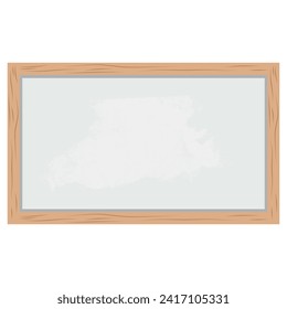 ilustración vectorial de placa blanca en blanco
