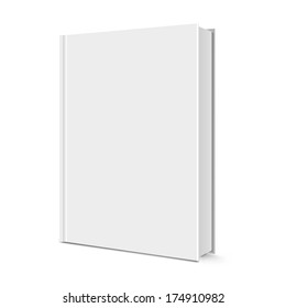 Blank White Book Stock Vector (royalty Free) 174910982 