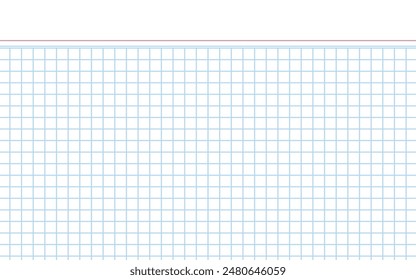 Blank white box worksheet blue stripes exercise book vector design