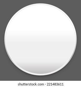 Blank white circle