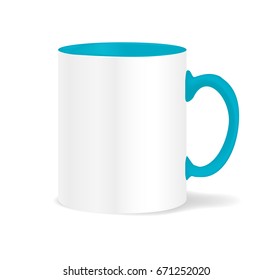 blank white cup for printing
