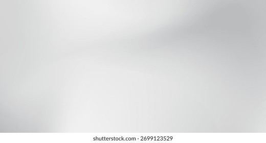 Blank white gradient background with product display. Elegant White backdrop or empty studio with room floor. 3D rendering concept