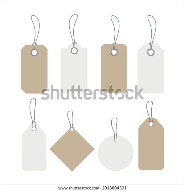 Blank White Paper Price Tags Gift Stock Vector Royalty Free blank-white-paper-price-tags-gift-stock-vector-royalty-free