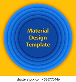 Blank white paper vertical poster hanging on red brick wall with clips, cords and shadow, vector template mockup