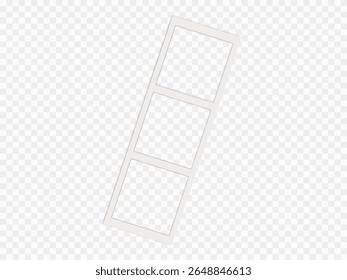 Blank white photo frame, vintage postcard photo frame mockup with highlighted shadow, realistic, set, photo, mockup, image, frame, card, vector, png.
