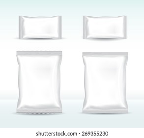 blank white product packaging 
