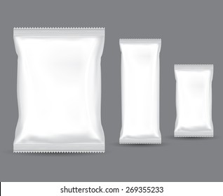 blank white product packaging 