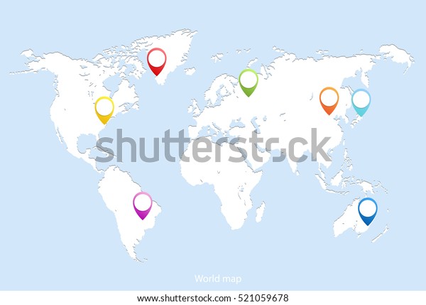 image vectorielle de stock de blank white similar world