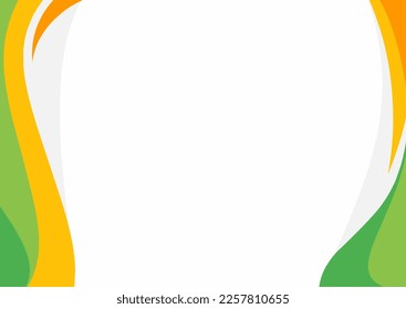 blank white template background with flat design suitable for certificate background