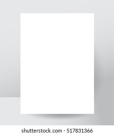 blank white template. Pattern has shade and is located on a gray background.