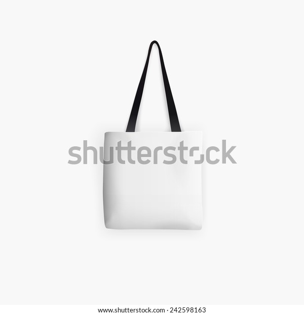 blank white tote bags