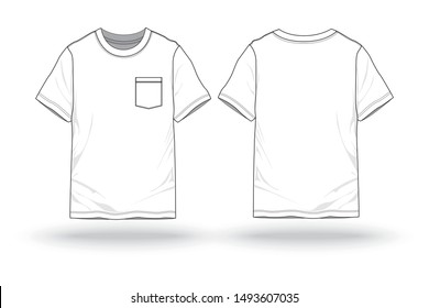 Download Plain T Shirt Front and Back Stock Vectors, Images ...