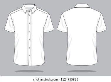 short sleeve shirt vector