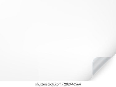 Blank White Vertical Page Vector Illustration Stock Vector (Royalty ...