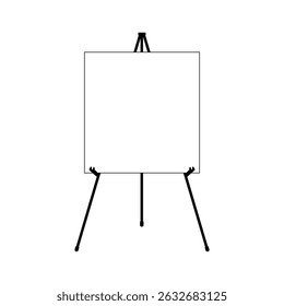 Blank whiteboard for presentation vertical stand