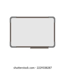 blank whiteboard school cartoon. blank whiteboard school sign. isolated symbol vector illustration