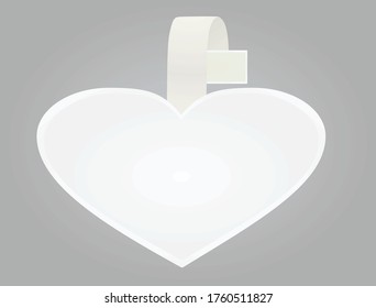 Blank wobler sign. vector illustration