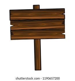 Blank wooden sign