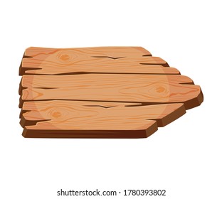 Blank Wood Signboard Old Wooden Planks Stock Vector (Royalty Free ...
