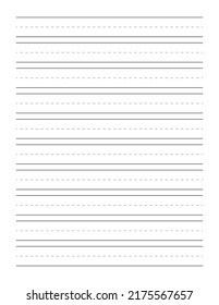 Blank Writing Practice Full Page Guides For Early Education