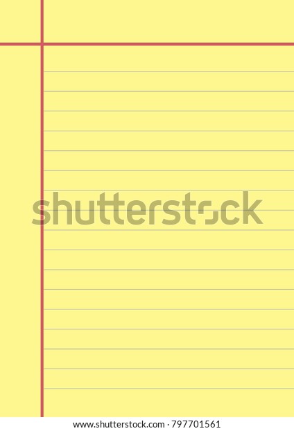 blank yellow paper note page memo stock vector royalty free memo page