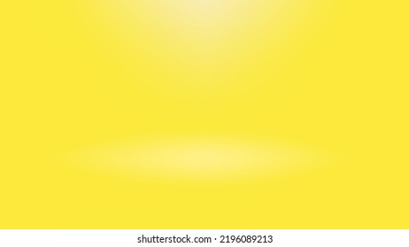 gelbes Produkt, unscharfer Hintergrund mit Lichterlebnis-Studioeffekt