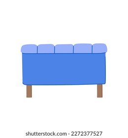 blanket bench bedroom cartoon. blanket bench bedroom sign. isolated symbol vector illustration