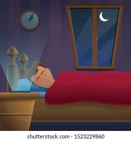 Blanket concept banner. Cartoon illustration of blanket vector concept banner for web design