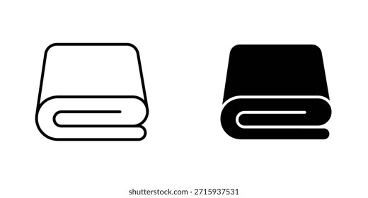 blanket icon design collection. Vector sign and symbol for UI designs